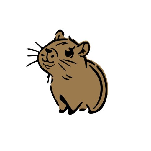 Capybara Arcfestő és Testfestő Sablon
