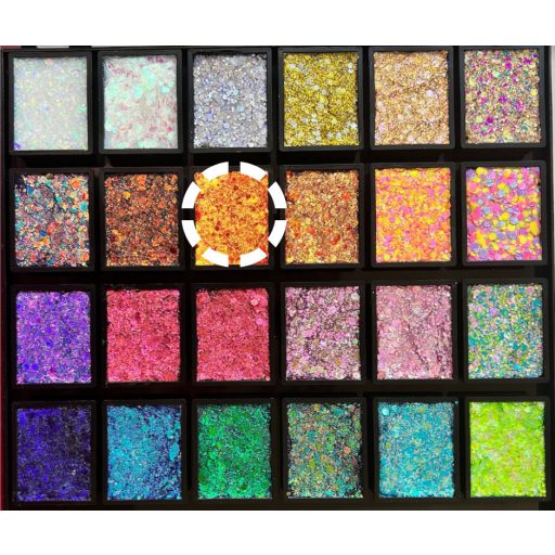 Fusion Glitter csillámkrém  utántöltő Tiger Flare