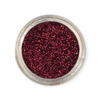 KiviArt Bio Kozmetikai Csillámpor Burgundy YLB912 (3 ml) - Biológiailag Lebomló Burgundi Glitter