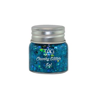 TAG Chunky Glitter Gel Blue - kék 20gr