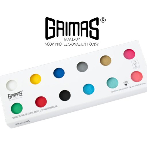 Grimas 12 színű arcfestő készlet 6/P6 XL