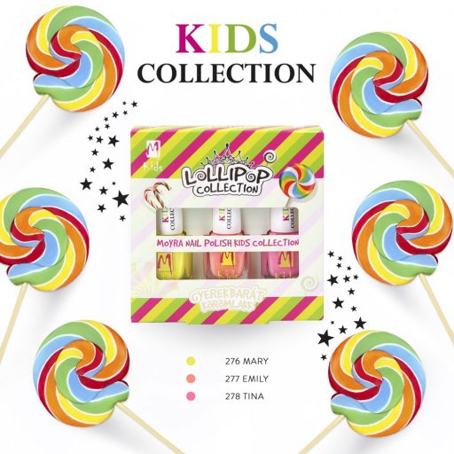 Gyerek körömlakk szett - Lollipop Collection 3x7ml