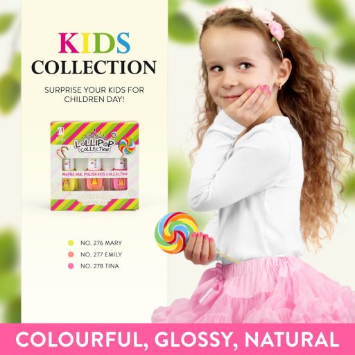 Gyerek körömlakk szett - Lollipop Collection 3x7ml
