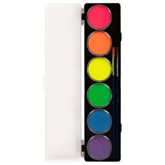 PXP 6 UV NEON szín paletta + 2 db ecsettel 6x10gr