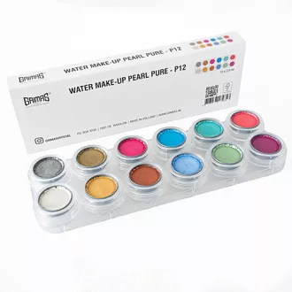 Grimas Water Pearl Pure Paletta P12 gyöngyházfényű arcfesték