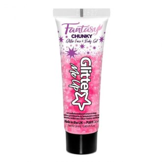 Fantasy nagyszemcsés csillámzselé - Flamingo fiesta