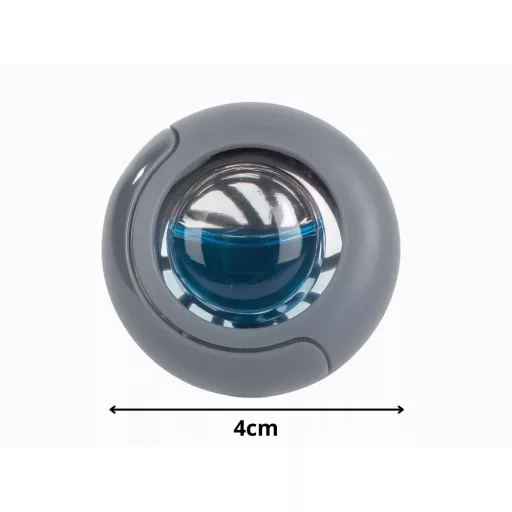 Szellőzőrácsra csíptetett elegáns autós légfrissítő 50 ml-es utántöltővel és forgó ventilátorral. Tökéletes autós kiegészítő.