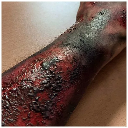 Grimas Burn Paste sötétvörös égéspaszta speciális effektekhez