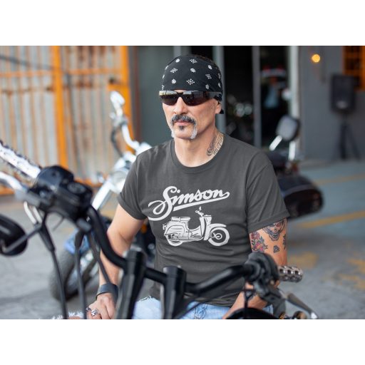 Simson Swalbe motoros póló – Egyedi retro stílus a legendás motor szerelmeseinek
