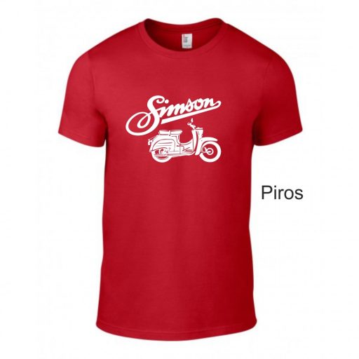 Simson Swalbe motoros póló – Egyedi retro stílus a legendás motor szerelmeseinek