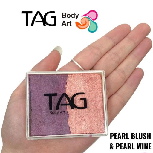 TAG csíkos arcfesték PEARL BLUSH & PEARL WINE 50gr