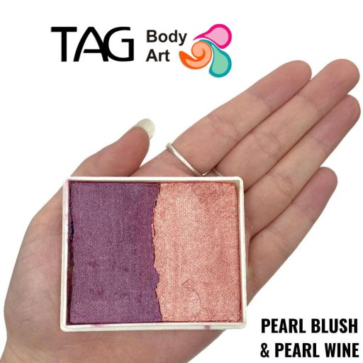 TAG csíkos arcfesték PEARL BLUSH & PEARL WINE 50gr