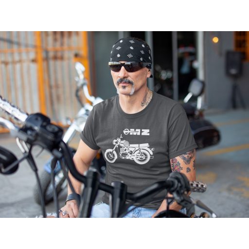 MZ TS motoros póló – Egyedi retro stílus a legendás motor őrültjeinek.