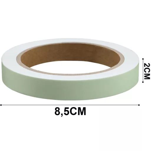 Fluoreszkáló, Sötétben Világító Szalag – 3 Méter x 2 cm