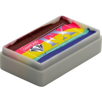 Diamond FX uv-neon csíkos arcfesték - Real Rainbow (28g)