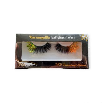   PXP fluoreszkáló Chunky műszempillák Barranquilla stílusú zöld és narancs 41443