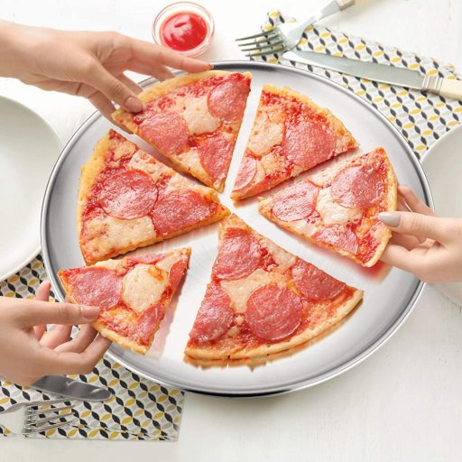 Pizza sütőforma 19 és 26 cm, fém
