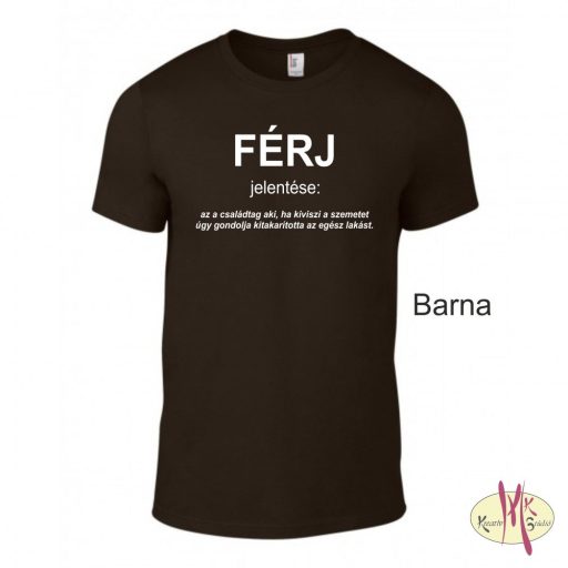 Kereknyakú Póló - FÉRJ jelentése:
