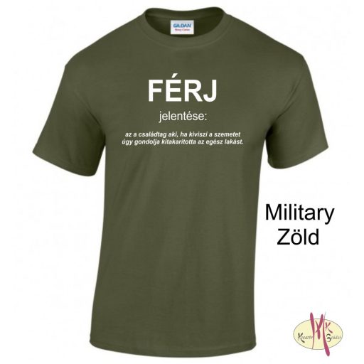 Kereknyakú Póló - FÉRJ jelentése: