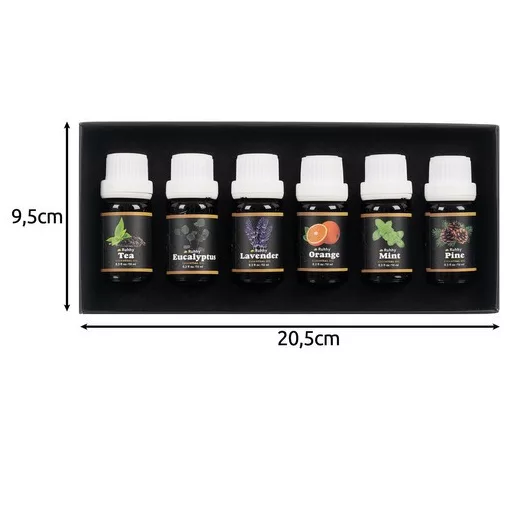 6 db-os Illóolaj Szett 10ml - Diffúzorba és Aromalámpába