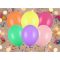 Gömb lufi 10 db - Vegyes pasztell színek 30 cm