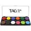 TAG 12 ALAPSZÍNEK PALETTA + 2 ecset 12x10gr