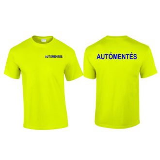 Autómentés Póló Safety Green