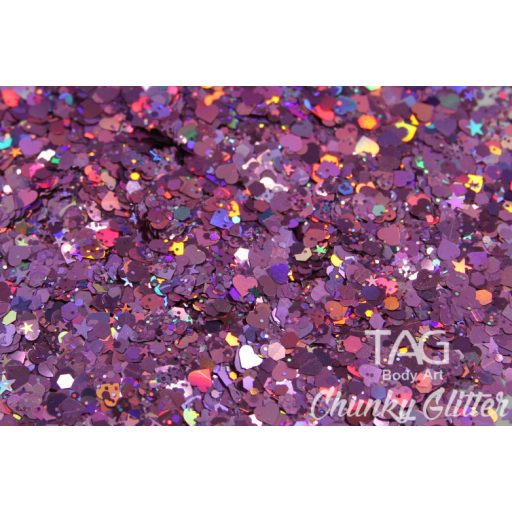 TAG Chunky Glitter Gel Pink 20gr