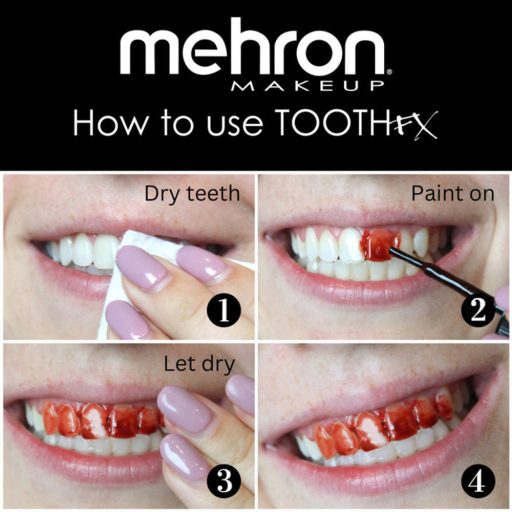 Mehron Tooth FX - Fog festék Blood Red
