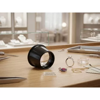 10x ékszerész zsebnagyító 30 mm lencsével ékszerek és érmék vizsgálatához