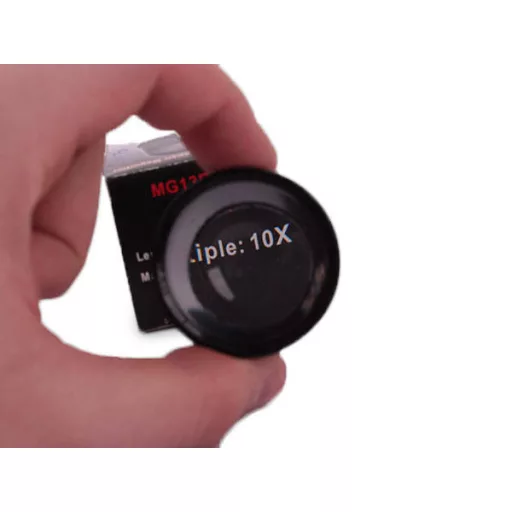 10x ékszerész zsebnagyító 30 mm lencsével ékszerek és érmék vizsgálatához