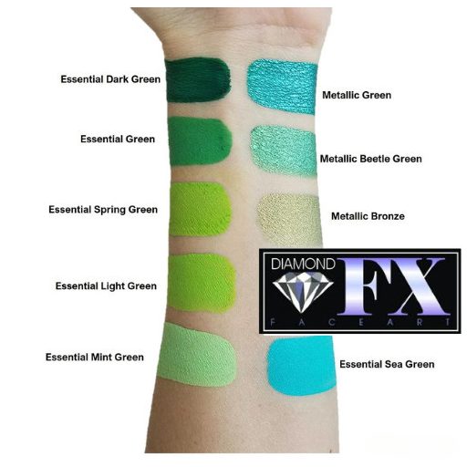 Diamond FX arcfesték - Világoszöld - Essential Light Green 90 gramm