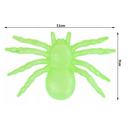 Fluoreszkáló nagy Pókok 11 cm 2db/cs
