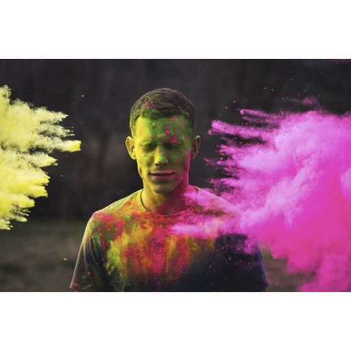 Színes Holi por készlet - 6 színű