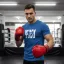 Muay Thai 7 Thai Box feliratos uniszex pamut póló edzéshez