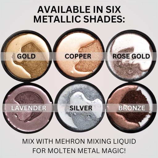 Mehron Metallic Powder Cooper + - Mixing Liquid 