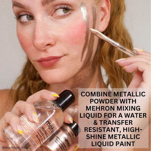 Mehron Metallic Powder Cooper + - Mixing Liquid 