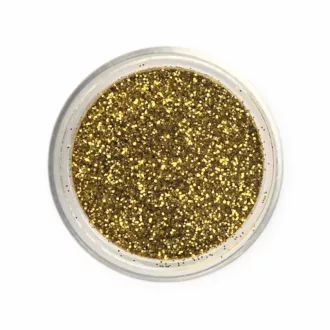 KiviArt Kozmetikai Csillámpor Light Gold KQ03 - Világos Arany Glitter Csillámtetováláshoz