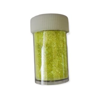 Csillámpor  15ml Sárga neon