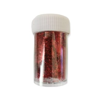 Csillámpor 15ml - Piros
