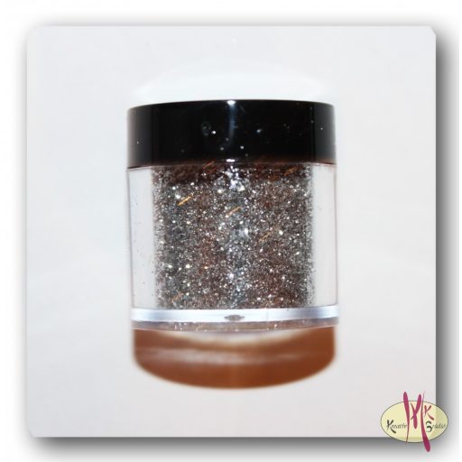 Csillámpor 10ml tégelyben - Ezüst