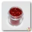 Csillámpor 10ml tégelyben - Piros