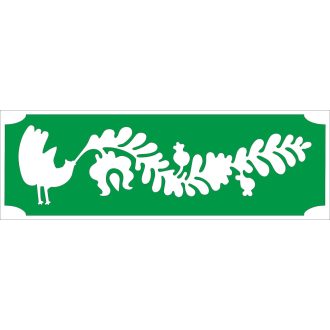 Ékszer festő sablon - Magyar motívum 1