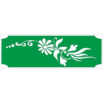 Ékszer festő sablon - Virág minta 7
