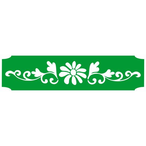 Ékszer festő sablon - Margaréta 9