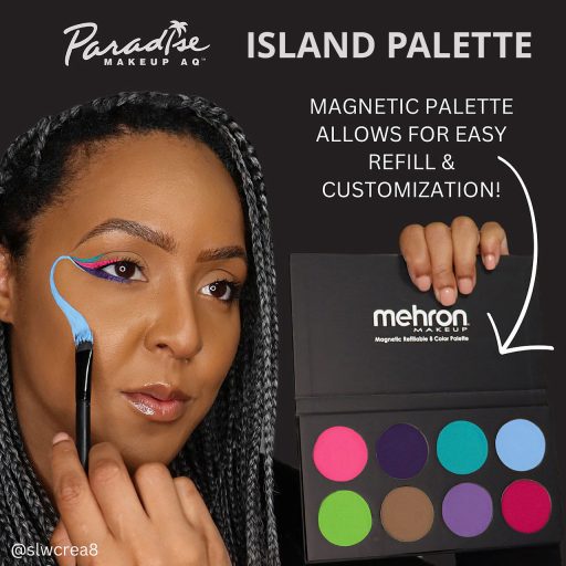 Mehron Paradise 8 színű arcfesték készlet - Island Pasztell színek
