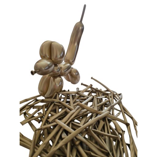 Modellező lufi 50 db-os króm arany színű csomag lufifigurák készítéséhez.