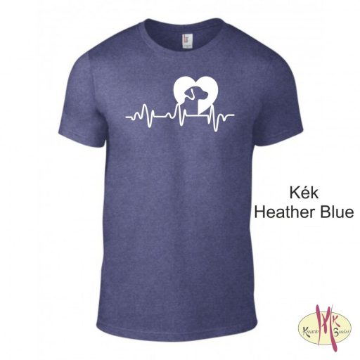 Kereknyakú Póló - Kutya EKG