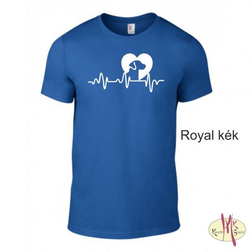 Kereknyakú Póló - Kutya EKG