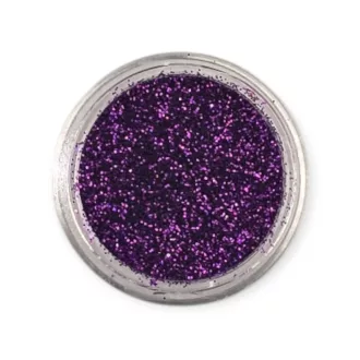 KiviArt Kozmetikai Csillámpor Purple KZ05 - Élénk Lila Glitter Csillámtetováláshoz